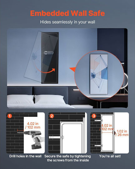 Vevor Built-in Safe with Digital Lock BGBXJ39144341RL29001V9