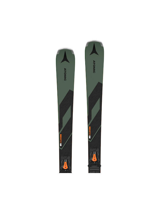 Atomic Redster Men's Ski Boots in Green Color with Bindings