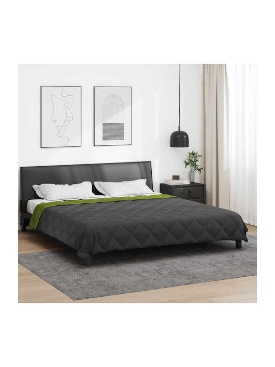 vidaXL Плик за Завивка Двоен 200x200 Green, Anthracite