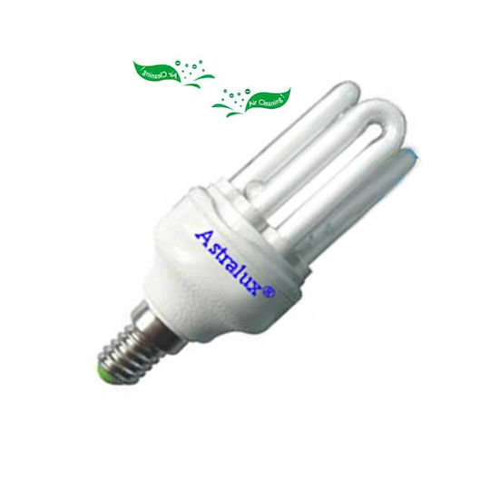 Astralux Λάμπα Οικονομίας 12w Ιονιστή 6400κ Ψυχρό Λευκό