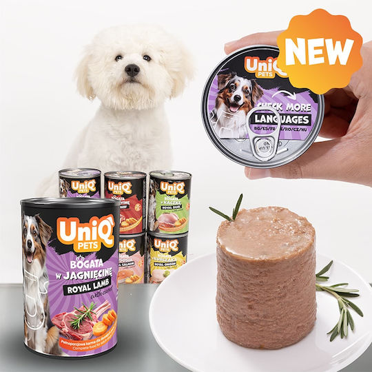 Uniq Υγρή Τροφή Σκύλων με Αρνί 375gr