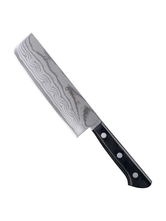 Tojiro Basic Knife Nakiri from Damascus Steel 16.5cm