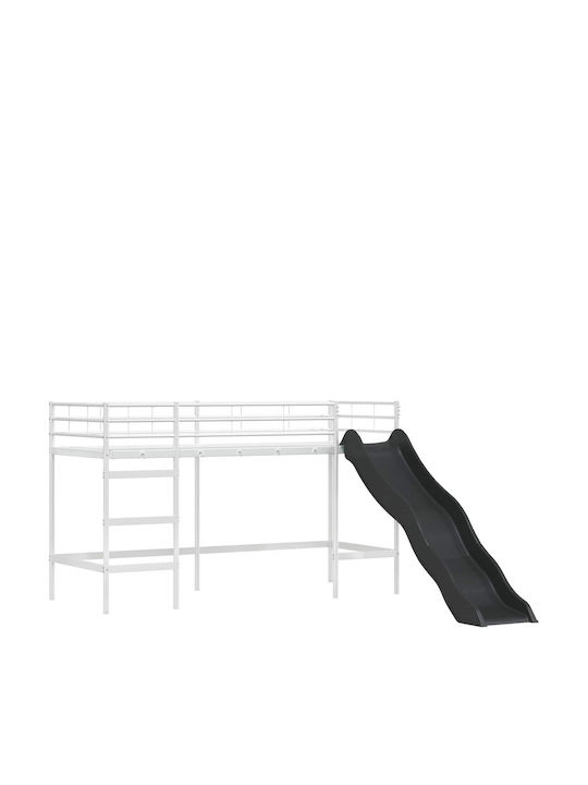Kinderbett Hochbett Einzeln Fuchsie für Matratze 90x190cm