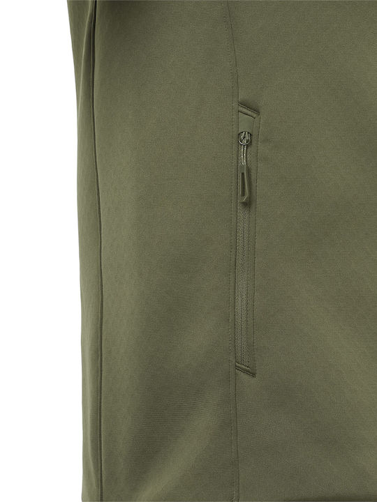 Ανδρική Ζακέτα Fleece Χακί