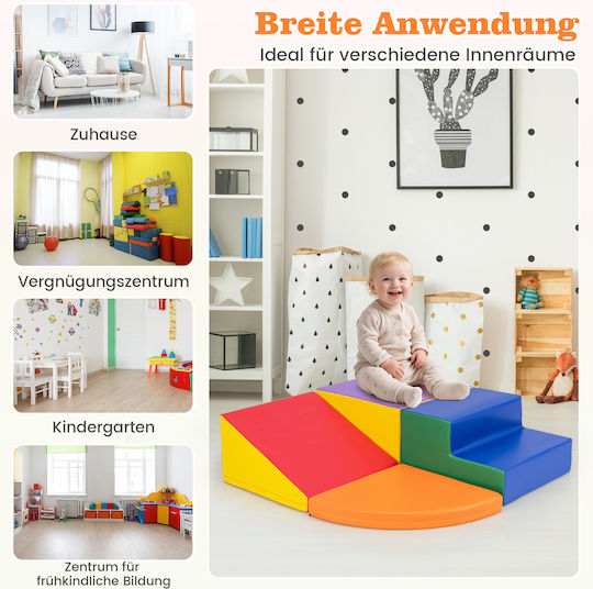 Costway aus Stoff Mehrfarbig