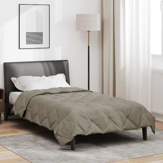 vidaXL Διπλή 200x140εκ. Ανοιχτό Γκρι