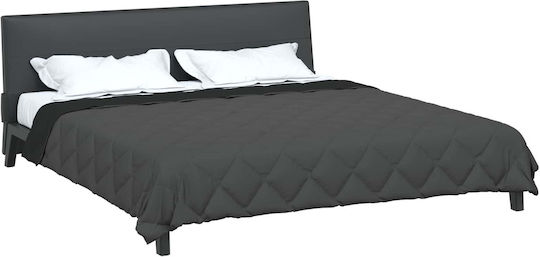 vidaXL Одеяло Двойно 200x200см. Black, Anthracite