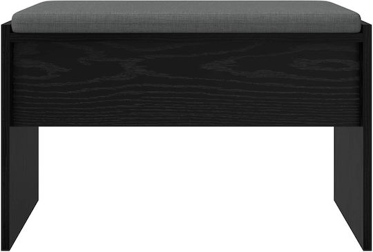 Entry Furniture with Bench Black Beech 60x38x46cm