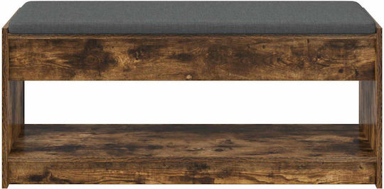 Eingangsmöbel mit Bank Smoked Oak 100x38x46cm