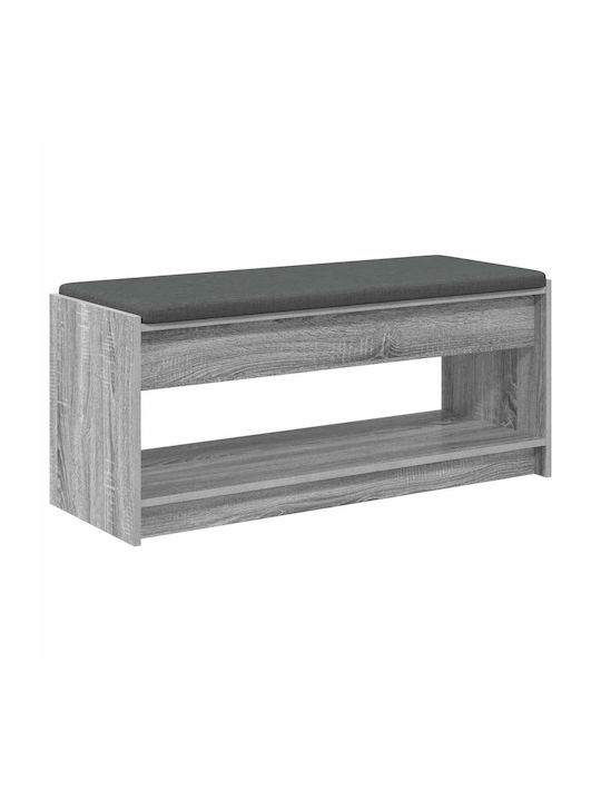 Мебел За Антре с Пейка Сив Sonoma 100x38x46см