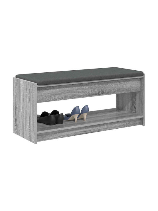 Мебел За Антре с Пейка Сив Sonoma 100x38x46см