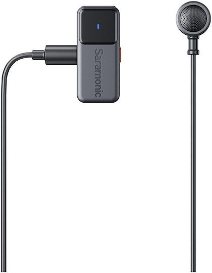 Saramonic Air-02 Set Wireless Microphone Πέτου, Clip On Journalistic in Gray Color