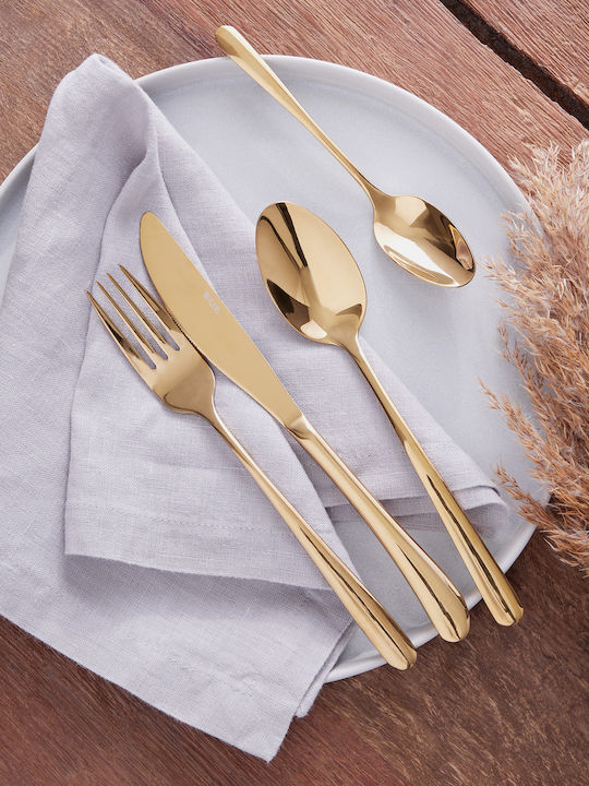 Butlers Queens Set de Tacâmuri Inoxidabil Auriu 4buc