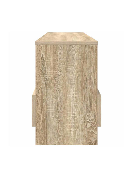 Sideboard Wooden Sonoma Oak 102x30x45cm