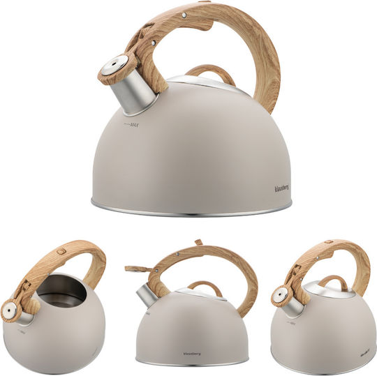 Klausberg Βραστήρας Ανοξείδωτος Γκρι 2500ml