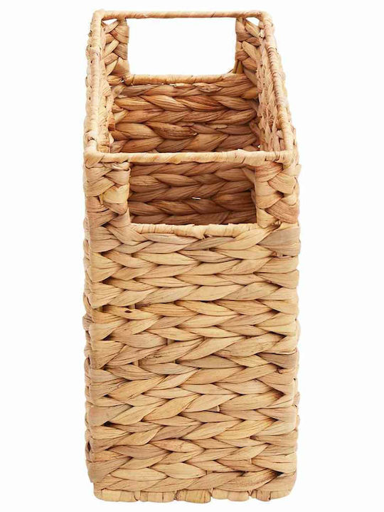 vidaXL Set de coșuri decorative cu mânere Brown 39x14x25buc 2buc