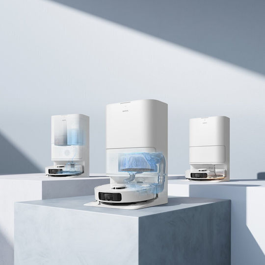 Mova E40 Ultra Σκούπα Ρομπότ με Χαρτογράφηση Laser & Απορρόφηση 19000Pa Λευκή