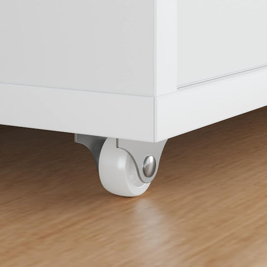 vidaXL Ροδάκι Επίπλου Λευκό 4.2x1.15x2.9cm 2τμχ