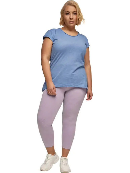 Дамска Тениска Светлосин