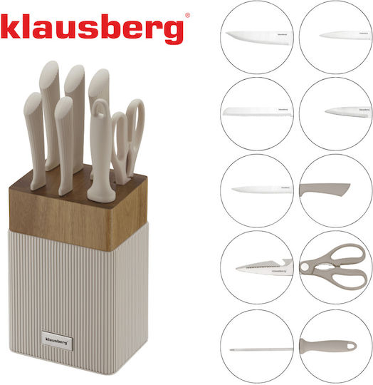 Klausberg Messer Set mit Sockel