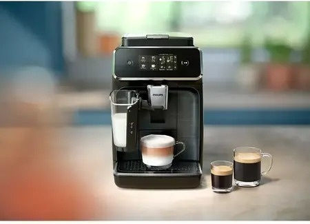 Philips Series 2300 Αυτόματη Μηχανή Espresso 1500W Πίεσης 15bar με Μύλο Άλεσης Γκρι EP2339/40