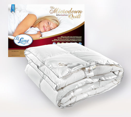 La Luna Пухено Куинсайз с Пълнеж Microfiber 240x260бр Microdown Duvet Бял 350 г/м²Gsm 10.5 togs Togs