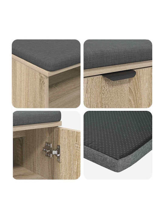 Eingangsmöbel mit Bank Sonoma Oak 100x38x46cm