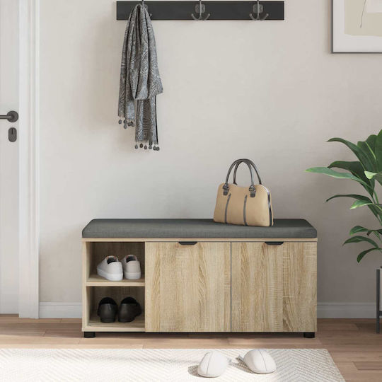 Eingangsmöbel mit Bank Sonoma Oak 100x38x46cm