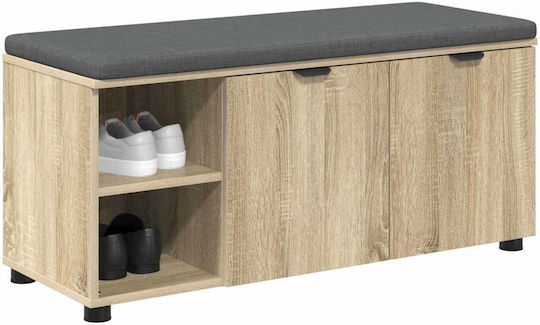 Eingangsmöbel mit Bank Sonoma Oak 100x38x46cm