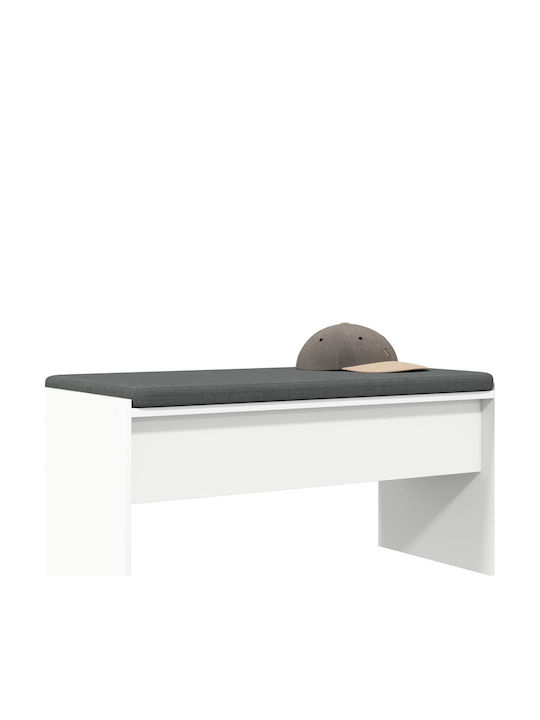 Bancă Exterior Lemnos cu Perne 80x38x46cm
