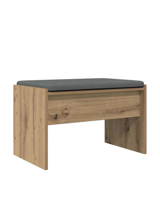 Bench Outdoor Wooden with Pillows 60x38x46cm