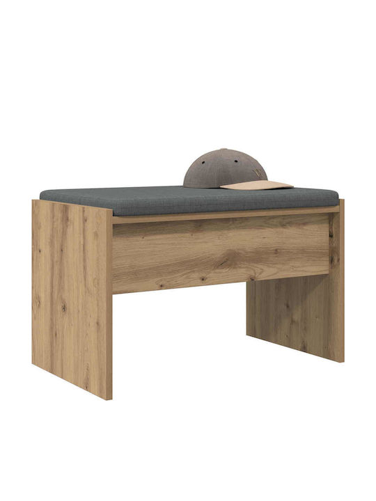 Bench Outdoor Wooden with Pillows 60x38x46cm