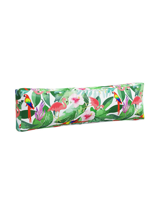 vidaXL Waterproof Bench Cushion with Backrest Pallet Oxford Multicolour 2 Pieces 110x58 cm