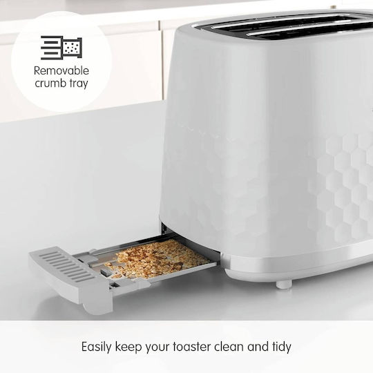 Morphy Richards Toaster 2 Schlitze 850W Weiß
