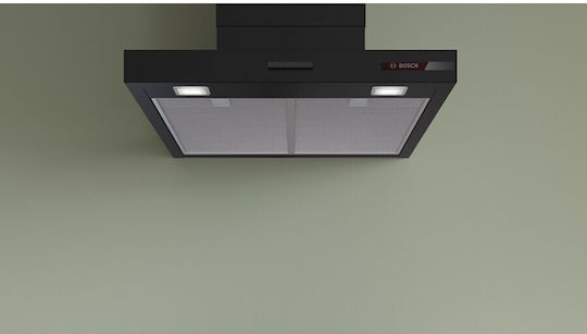 Bosch Απορροφητήρας Καμινάδα 60cm Μαύρος με Wi-Fi