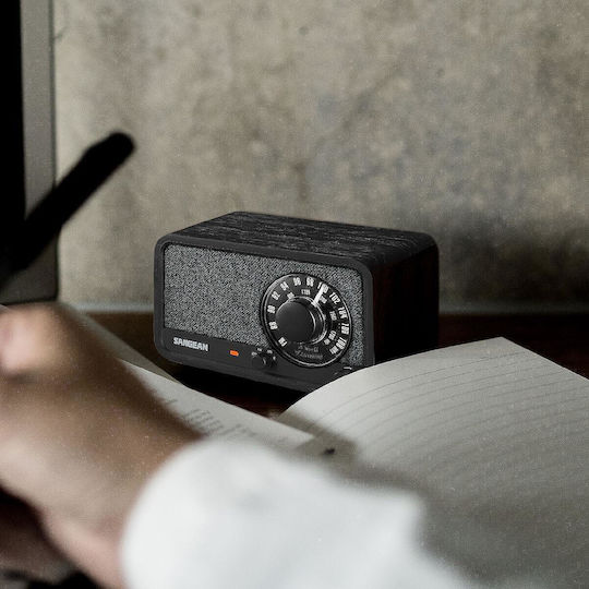 Sangean WR-8 cu Bluetooth Vintage Walnut