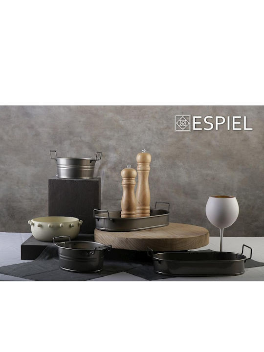 Espiel Bol Decorativ Metalic Roz 16x16x7.5cm 1buc