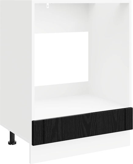 Dulap Inferior pentru Cuptor Black Beech 60x46x81.5buc