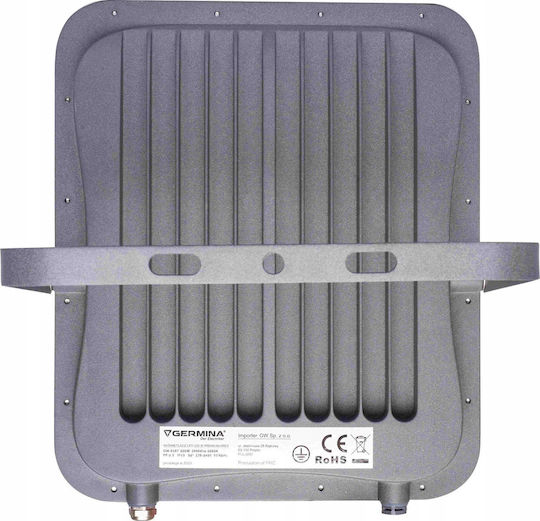 Germina Waterproof LED Floodlight 200W Cold White 5000K IP65