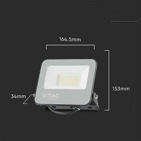 V-TAC LED Floodlight 30W Cold White 6500K