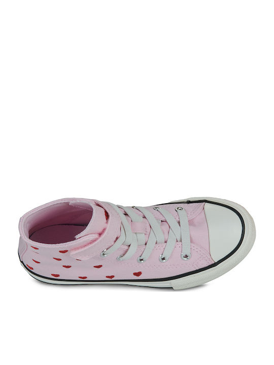 Chuck Taylor All Star Chuck Taylor All Star Kinder Sneakers Hoch mit Klettverschluss Rosa