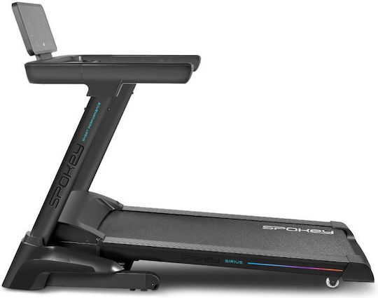 Spokey Sirius Foldable Electric Treadmill 140kg Capacity 3.5hp