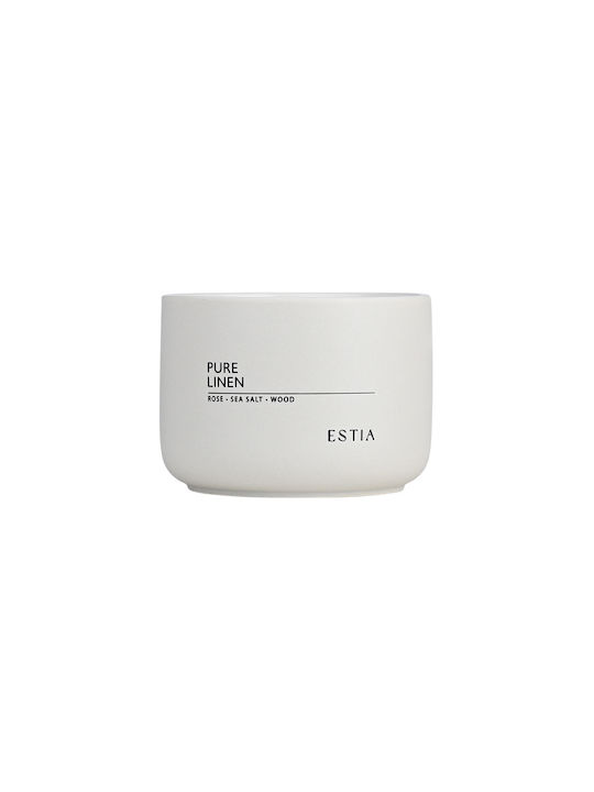 Estia Aromatic Taper Candle with Perfume PURE LINEN 280g