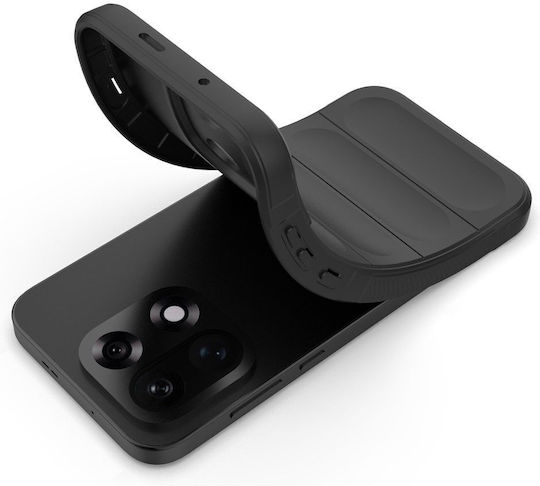 Techsuit Magic Umschlag Rückseite Silikon Schwarz (OnePlus 15)