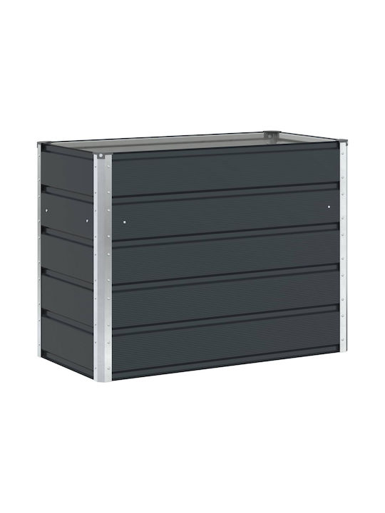 vidaXL Topf Metallisch Charcoal 480x50x45cm.