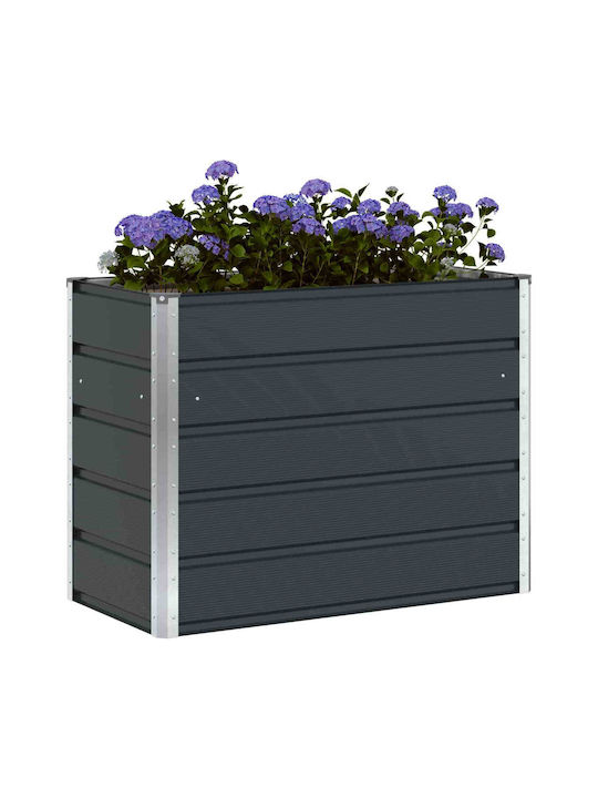 vidaXL Topf Metallisch Charcoal 480x50x45cm.