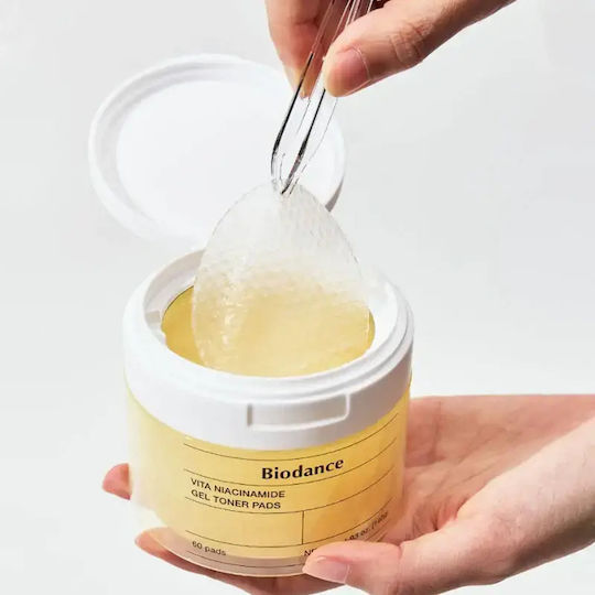 Biodance Vita Niacinamide Facial Toning Pads With Niacinamide & Hyaluronic Acid 60 Pieces