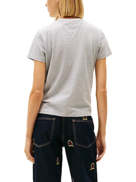 Tommy Hilfiger Tricou Damă Gri Tommy Hilfiger Tricou Damă Gri