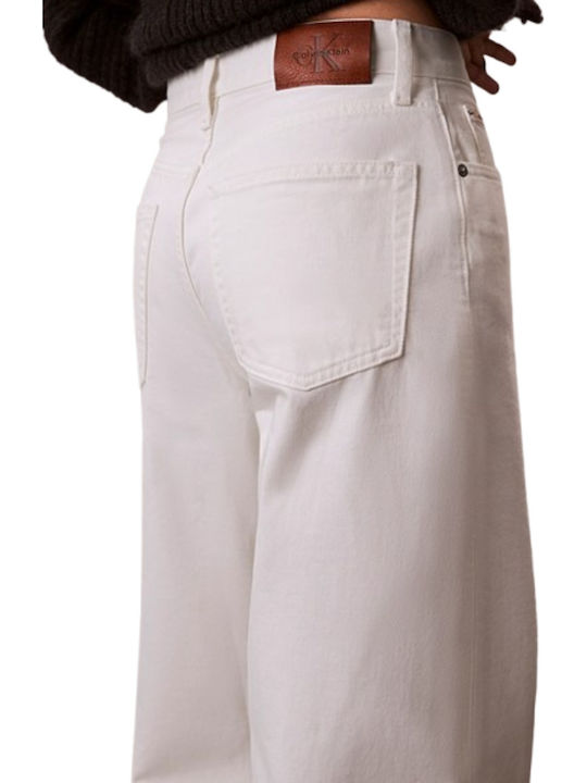 High Rise Women's Jean Pants in Regular Fit White