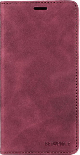 Betopnice 003 Book Μπορντό (Poco F8 Ultra)
